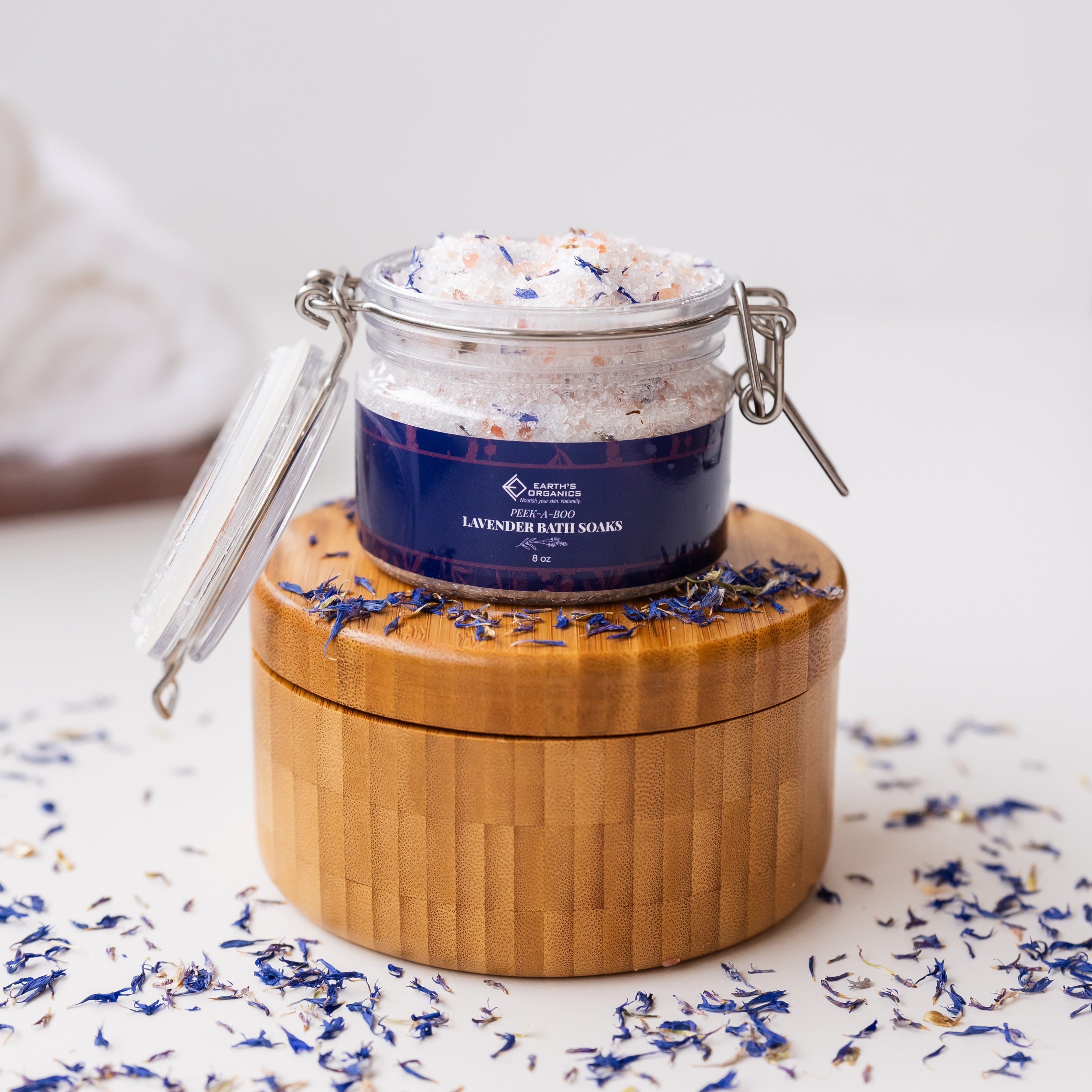 Lavender Bath Salts – Gentle Detox & Calming Aromatherapy Soak