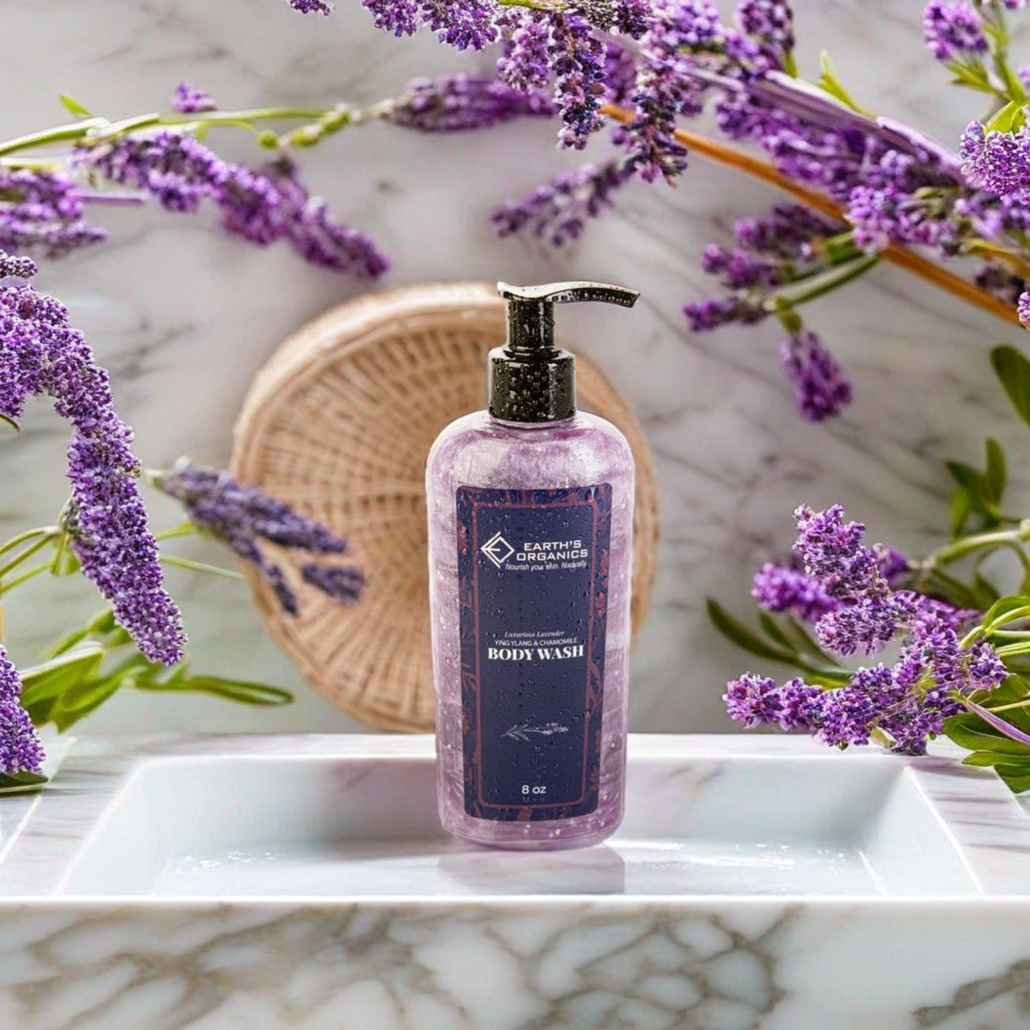 Luxurious Lavender, Ylang Ylang, & Chamomile Body Wash